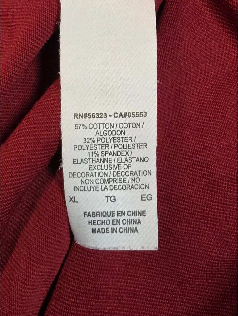 Nike Sportswear Leg-A-See Women's Red  Leggings Size XL